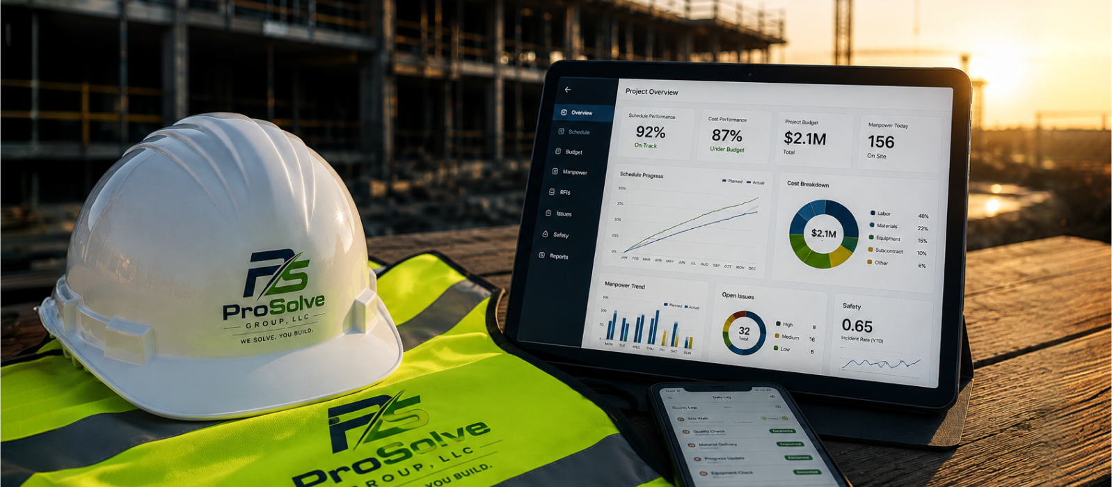 WE SOLVE. YOU BUILD.